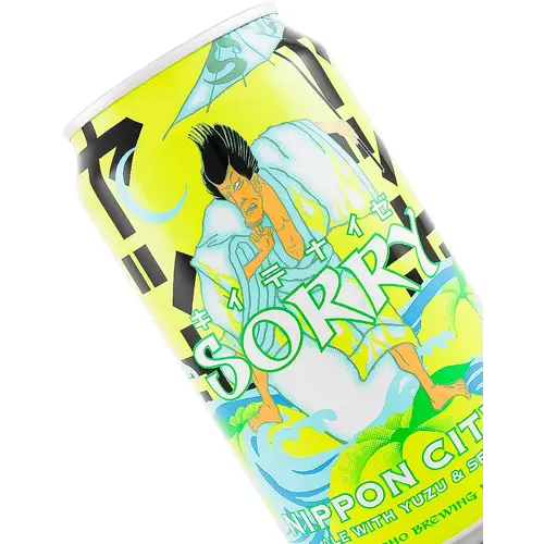 Yoho Brewing "Sorry" Nippon Citrus Ale w/ Yuzu & Sea Salt 12oz Can - Japan