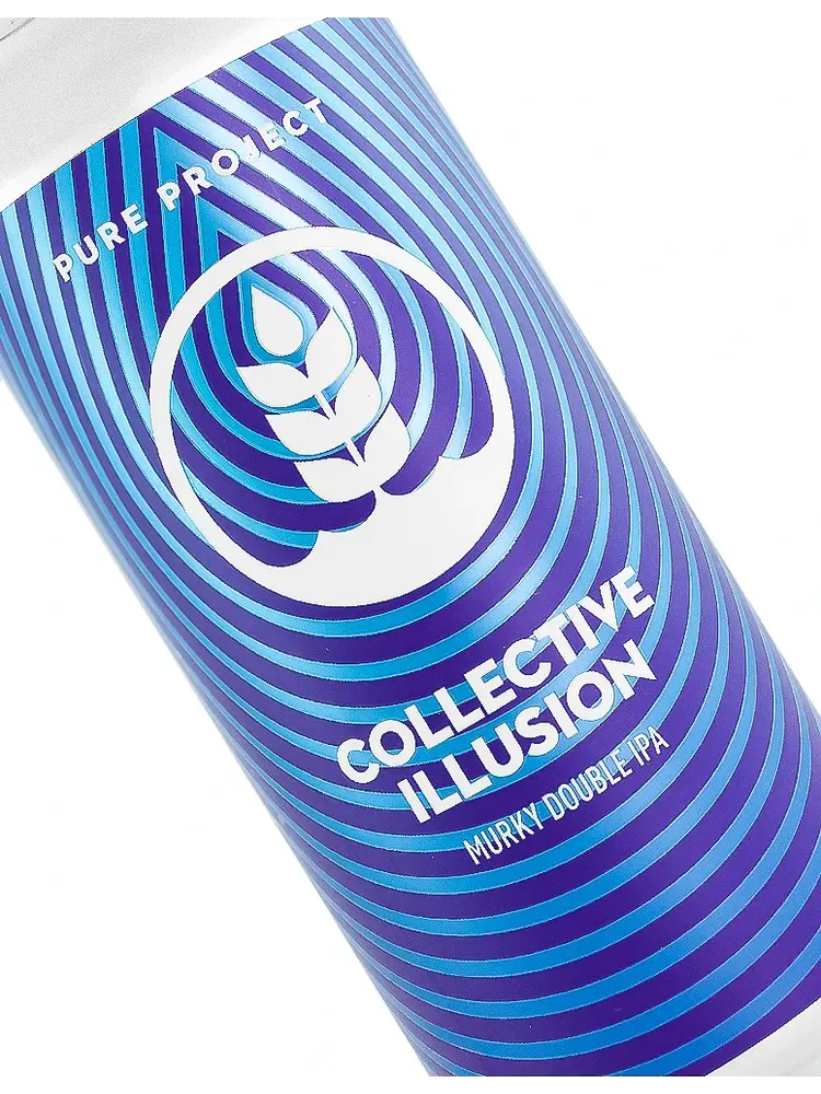 Pure Project "Collective Illusion" Murky Double IPA 16oz Can - San Diego, CA