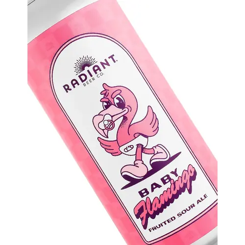Radiant Beer "Baby Flamingo" Fruited Sour Ale 16oz Can - Anaheim, CA