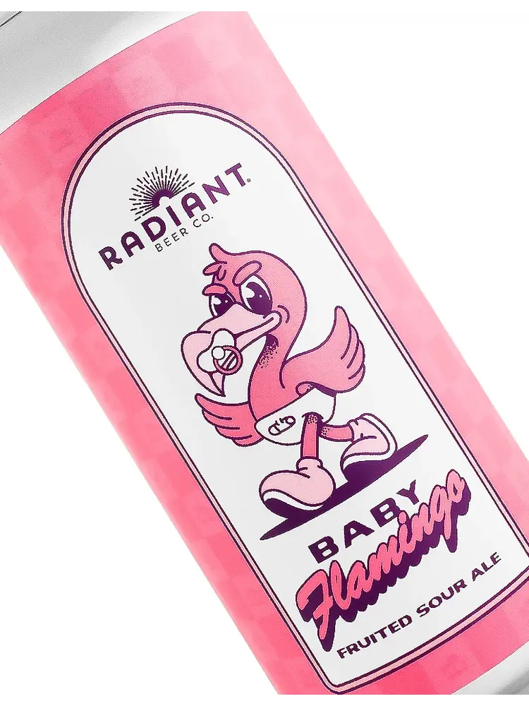 Radiant Beer "Baby Flamingo" Fruited Sour Ale 16oz Can - Anaheim, CA