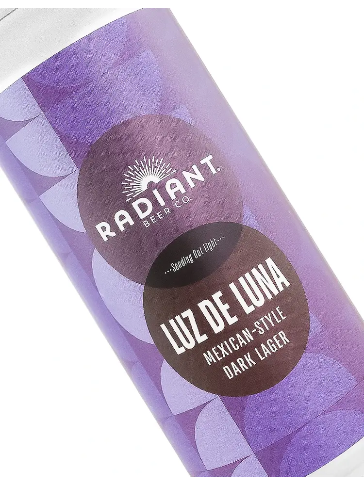 Radiant Beer "Luz De Luna" Mexican-Style Dark Lager 16oz Can - Anaheim, CA