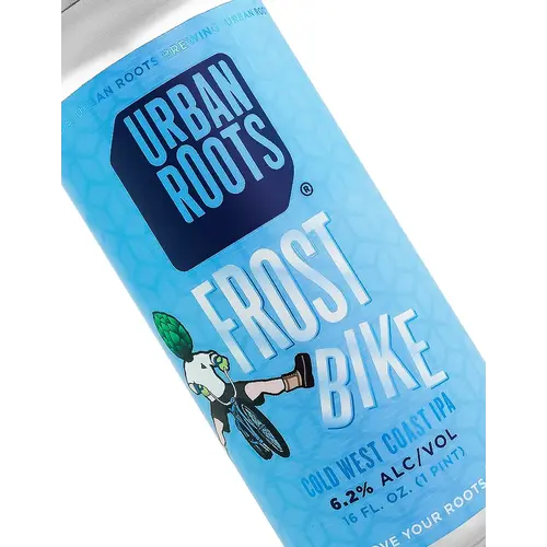 Urban Roots Brewing "Frost Bike" Cold West Coast IPA 16oz Can - Sacramento, CA