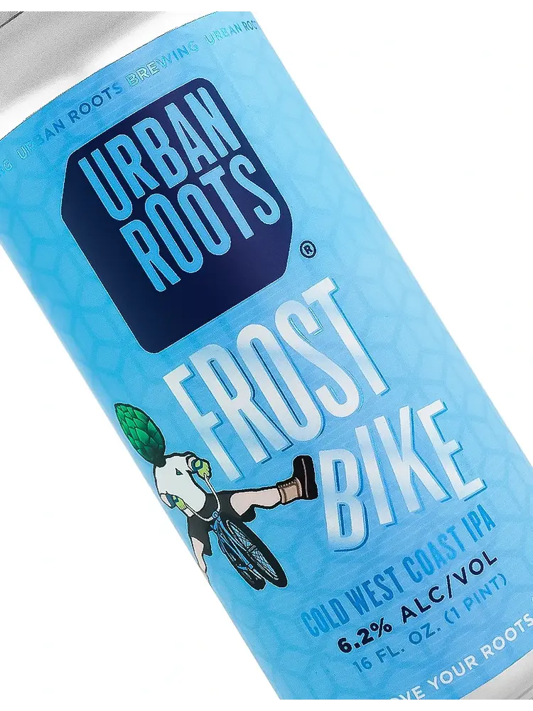 Urban Roots Brewing "Frost Bike" Cold West Coast IPA 16oz Can - Sacramento, CA