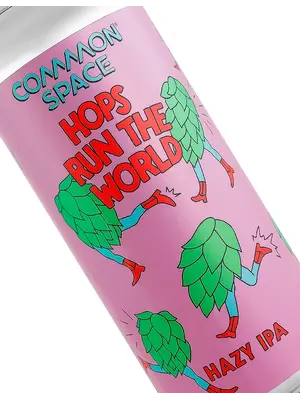 Common Space Brewery "Hops Run The World" Hazy IPA 16oz Can - Hawthorne, CA