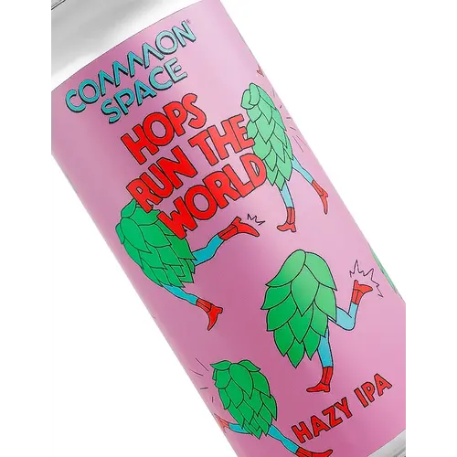 Common Space Brewery "Hops Run The World" Hazy IPA 16oz Can - Hawthorne, CA