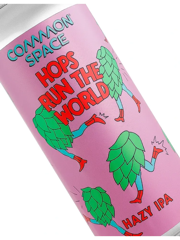 Common Space Brewery "Hops Run The World" Hazy IPA 16oz Can - Hawthorne, CA