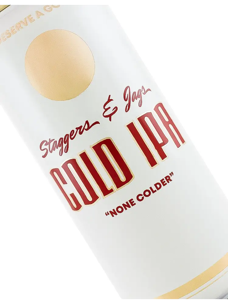 Gold Dot "Staggers & Jags" Cold IPA 16oz Can - McMinnville, OR