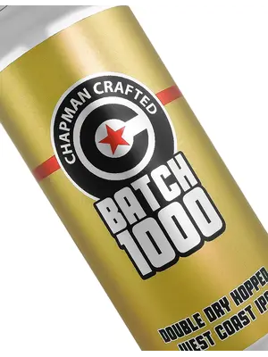 Chapman Crafted "Batch 1000" Double Dry Hopped West Coast IPA 16oz Can - Orange, CA