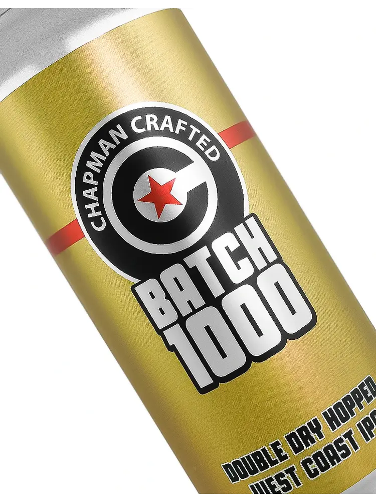 Chapman Crafted "Batch 1000" Double Dry Hopped West Coast IPA 16oz Can - Orange, CA