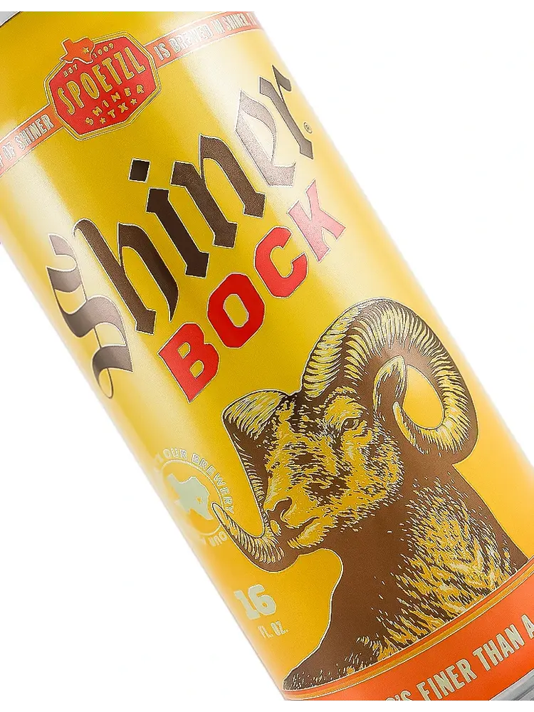 Shiner Bock 16oz Can - Shiner, Texas