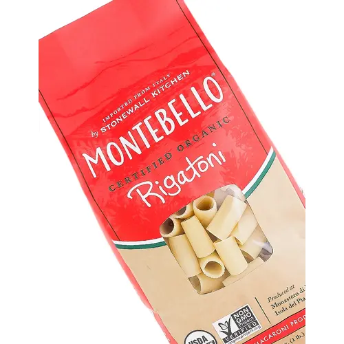 Montebello Organic Rigatoni 1 Pound Bag, Italy