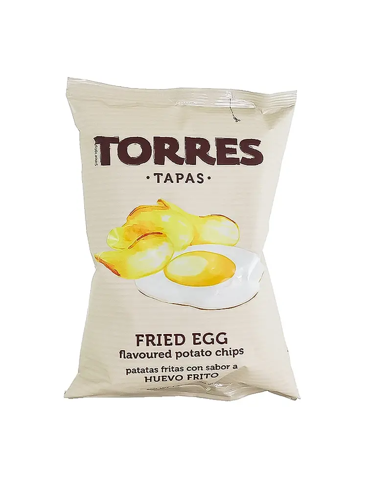Torres "Fried Egg" Flavoured Potato Chips 1.41oz Bag, Spain