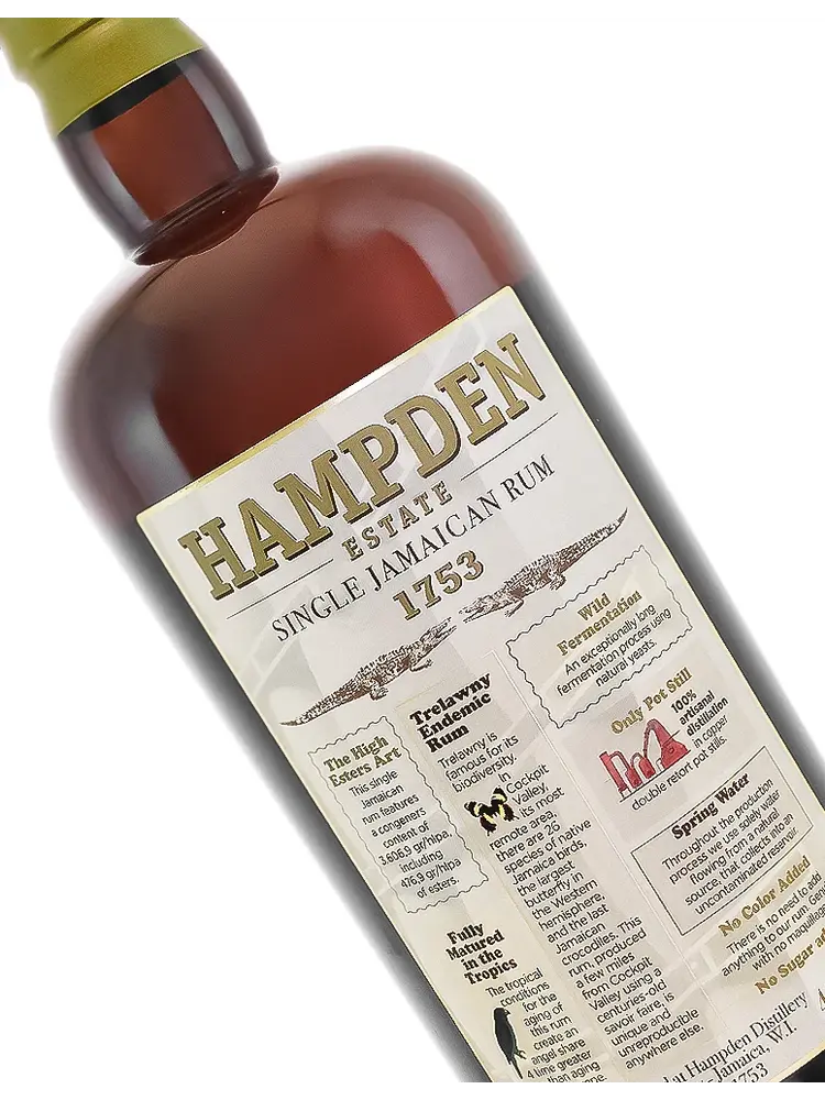 Hampden Estate "1753" Single Jamaican Rum