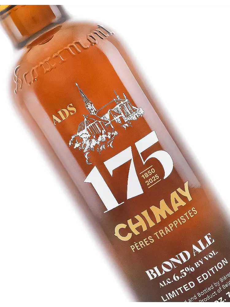 Chimay "175th Anniversary" Blond Ale 750ml Bottle - Belgium