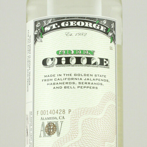 St. George Green Chile Vodka, California
