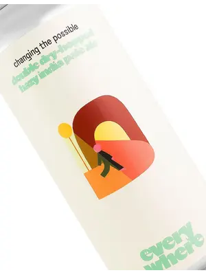 Everywhere Beer "Changing The Possible" Double-Dry-Hopped Hazy India Pale Ale 16oz Can - Orange, CA
