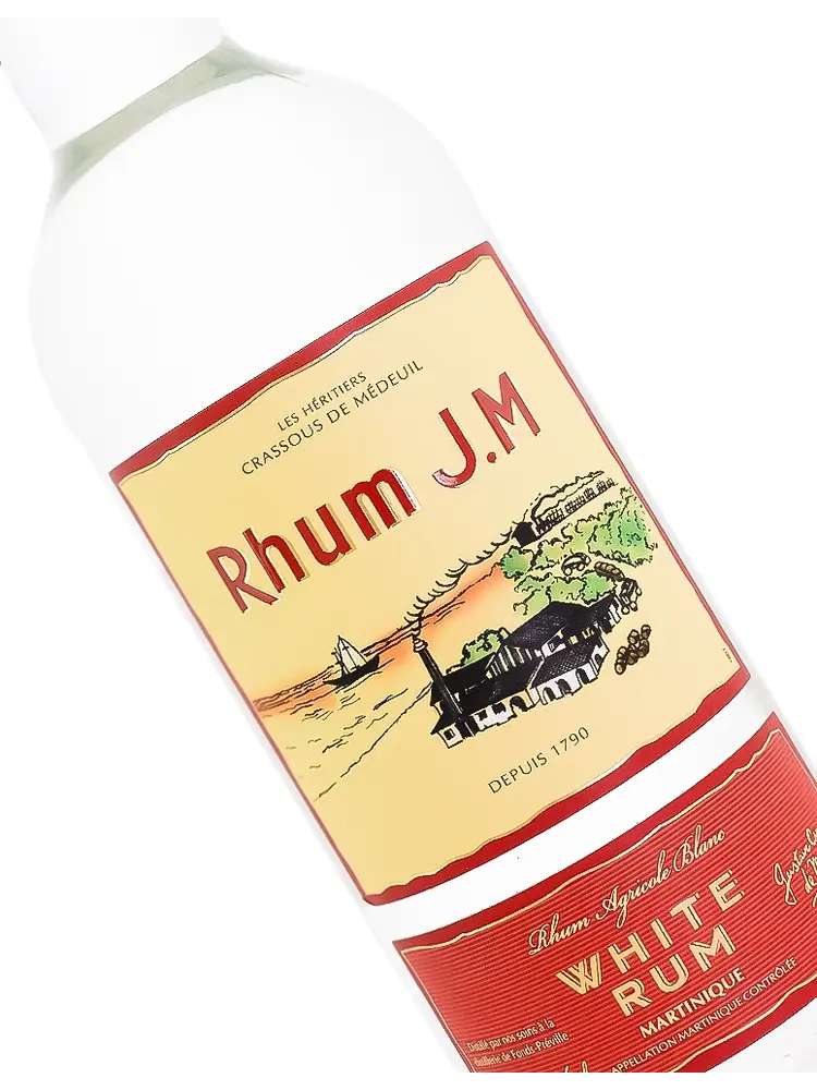 Rhum J.M White Rum 1 Liter, Martinique