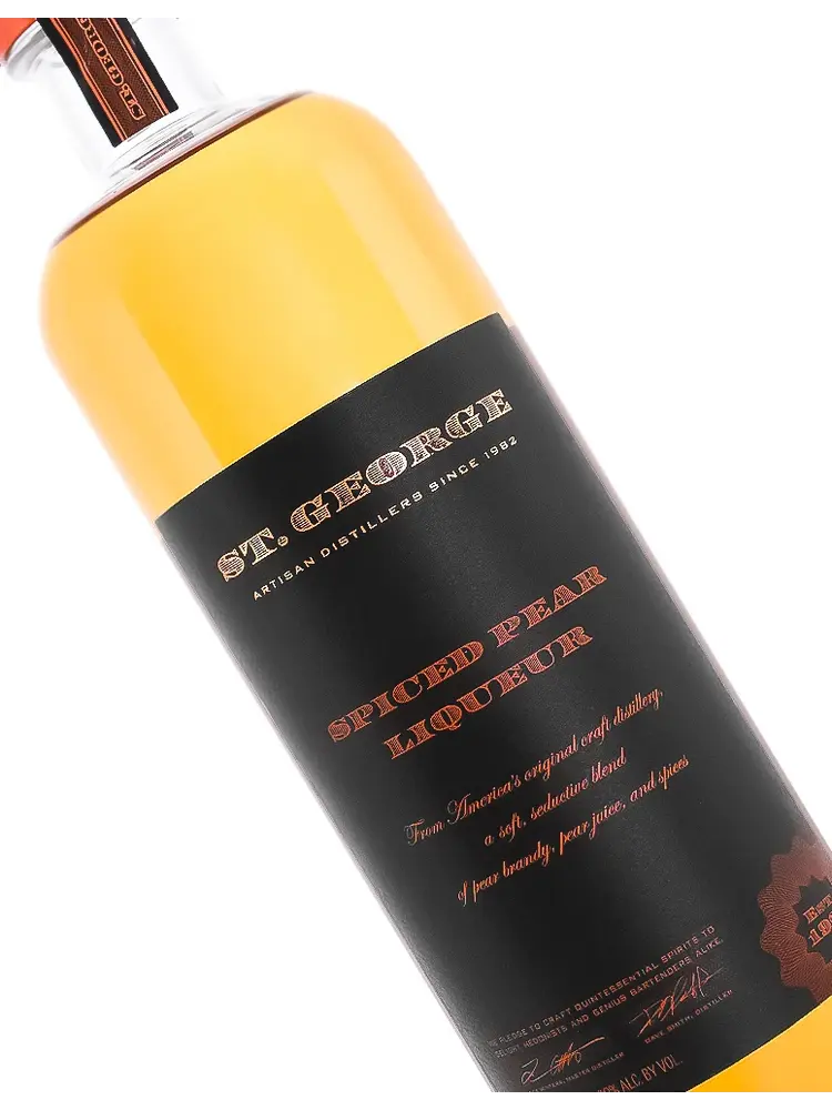 St. George Spiced Pear Liqueur, California