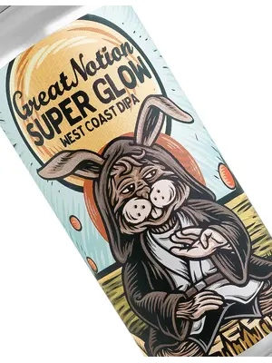 Great Notion Brewing "Super Glow" West Coast DIPA 16oz Can - Portland, OR