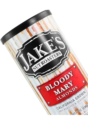Jake's Nut Roasters "Bloody Mary" Almonds 7oz Can, Newman, California