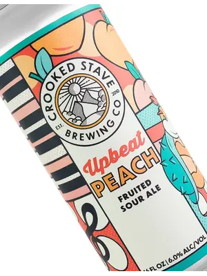 Crooked Stave Brewing "Upbeat Peach" Fruited Sour Ale 16oz Can - Denver, CO