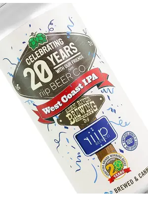 Kern River Brewing/Riip Beer "20th Anniversary" West Coast IPA 16oz Can - Kernville, CA