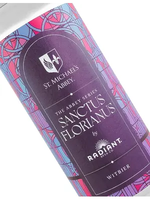 Radiant Beer/St. Michael's Abbey The Abbey Series "Sanctus Florianus" Witbier 16oz Can - Anaheim, CA