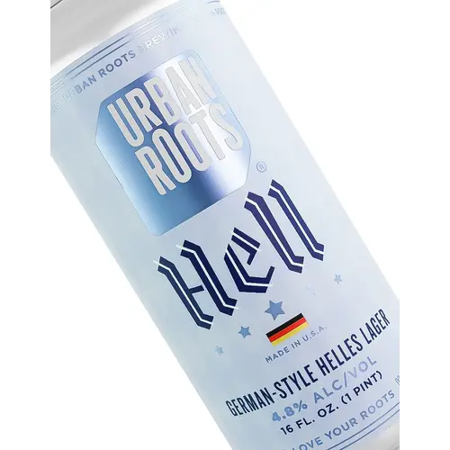 Urban Roots "Hell" Helles Lager 16oz Can - Sacramento, CA