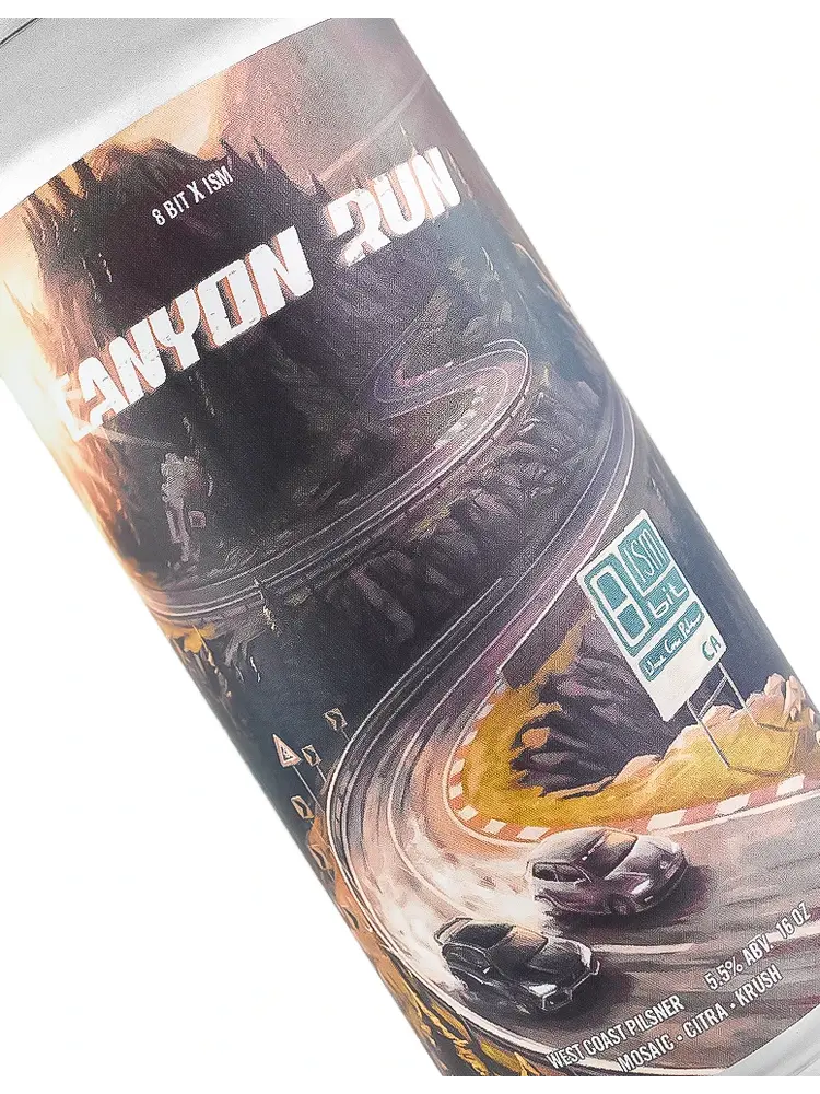 8 Bit Brewing/ISM Brewing  "Canyon Run" West Coast Pilsner 16oz Can - Murrieta, CA