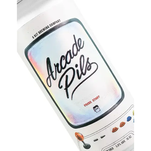 8 Bit Brewing "Arcade Pils" Pilsner 16oz Can - Murrieta, CA