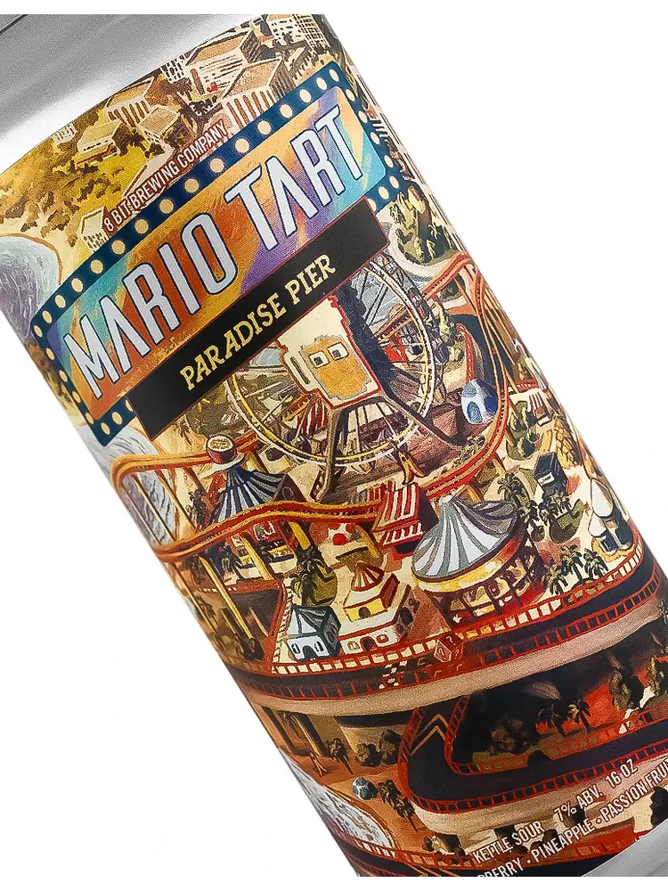 8 Bit Brewing "Mario Tart Paradise Pier" Kettle Sour 16oz Can - Murrieta, CA