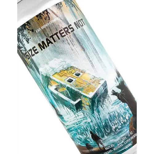 8 Bit Brewing "Size Matters Not" Hazy IPA 16oz cans- Murrieta, CA