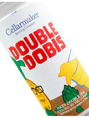 Cellarmaker Brewing "Double Dobis" Hazy Double IPA 16oz Can - Oakland, CA