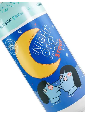 Humble Sea Brewing "Night Dip" Oatmeal Stout 16oz Can - Santa Cruz, CA