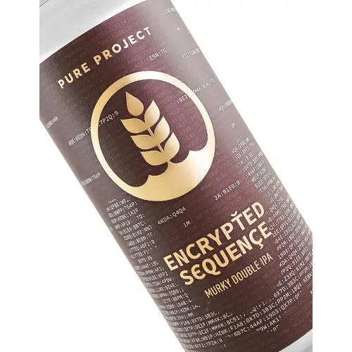 Pure Project "Encrypted Sequence" Murky Double IPA 16oz Can - San Diego, CA