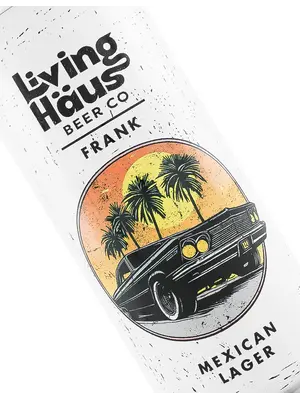 Living Haus Beer " Frank" Mexican Lager 16oz Can - Portland, OR
