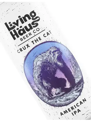 Living Haus Beer "Crux The Cat" American IPA 16oz Can - Portland, OR