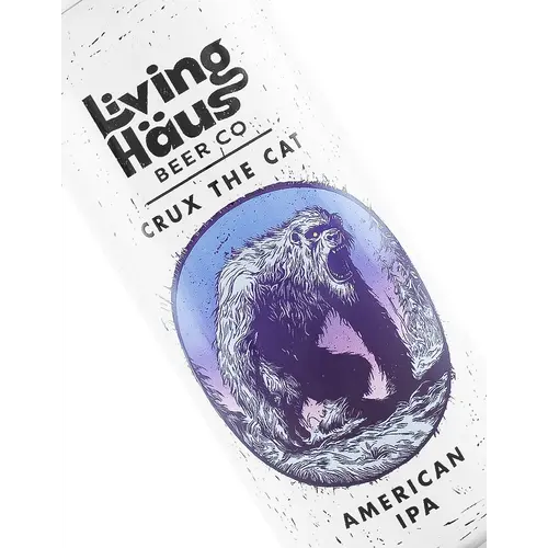 Living Haus Beer "Crux The Cat" American IPA 16oz Can - Portland, OR