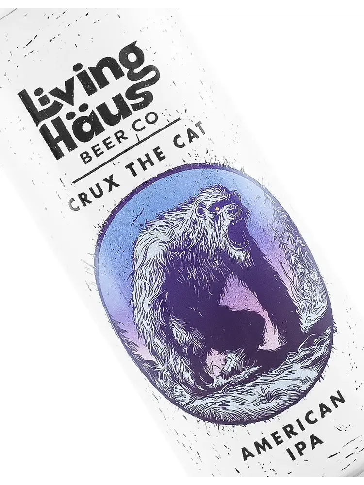 Living Haus Beer "Crux The Cat" American IPA 16oz Can - Portland, OR