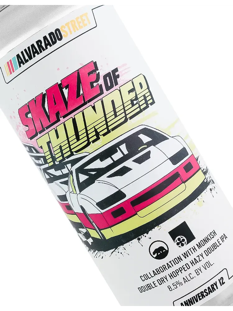 Alvarado Street Brewery/Monkish "Skaze Of Thunder" Double Dry Hopped Hazy Double IPA 16oz Can - Salinas, CA