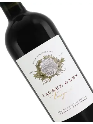 Laurel Glen "40th Anniversary" 2021 Cabernet Sauvignon, Sonoma Mountain Estate, Sonoma County