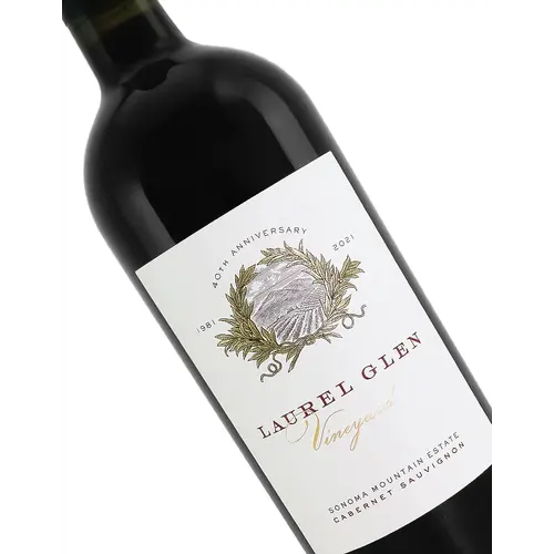 Laurel Glen "40th Anniversary" 2021 Cabernet Sauvignon, Sonoma Mountain Estate, Sonoma County