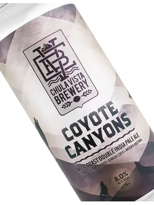 Chula Visa Brewery "Coyote Canyons" West Coast Double India Pale Ale 16oz Can - Chula Vista, CA