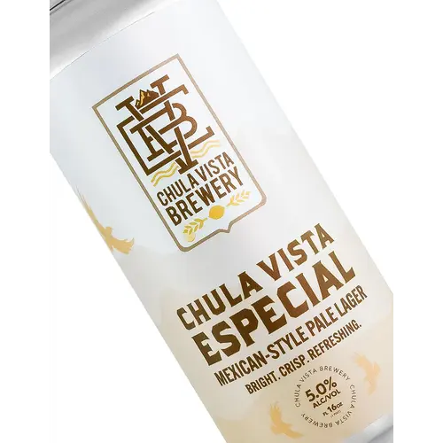Chula Vista Brewery "Chula Vista Especial" Mexican-Style Pale Lager 16oz Can - Chula Vista, CA
