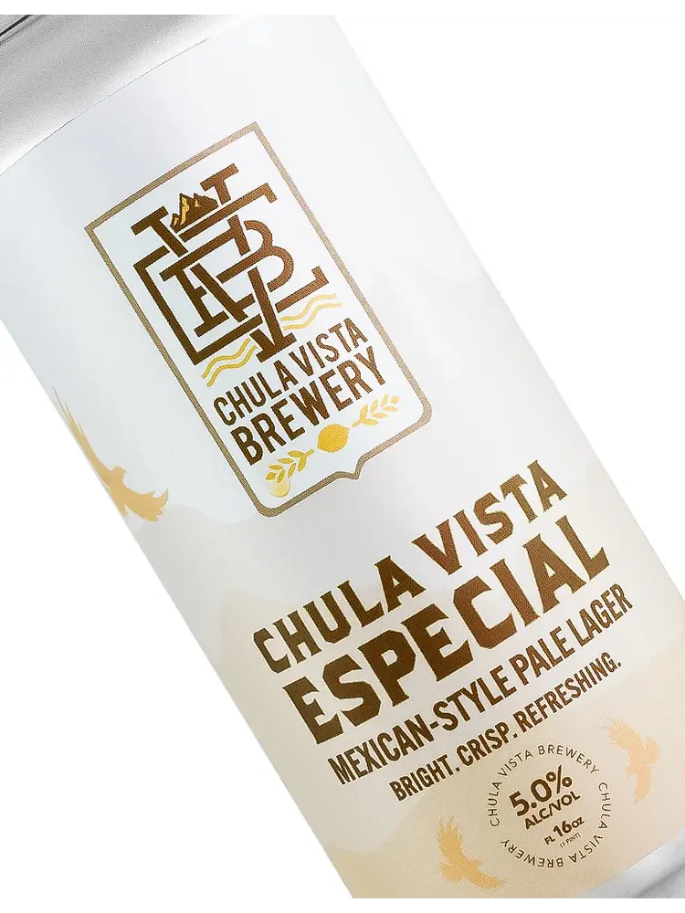 Chula Vista Brewery "Chula Vista Especial" Mexican-Style Pale Lager 16oz Can - Chula Vista, CA