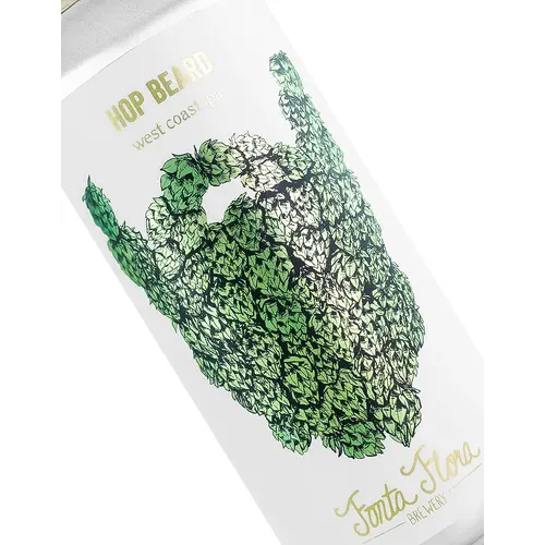 Fonta Flora Brewery "Hop Beard" West Coast IPA 16oz Can - Nebo, NC