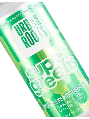 Urban Roots Brewing "Super Greens" West Coast IPA 16oz Can - Sacramento, CA