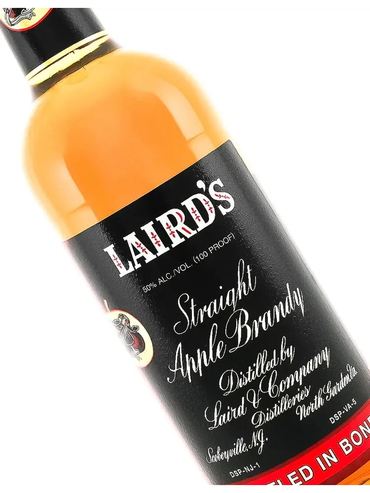 Laird's Straight Apple Brandy Bottled In Bond, New Jersey