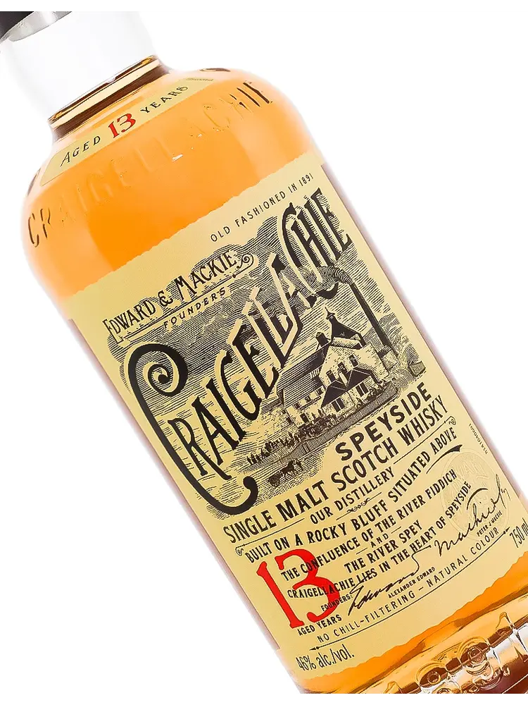 Craigellachie Speyside Single Malt Scotch Whisky Aged 13 Years