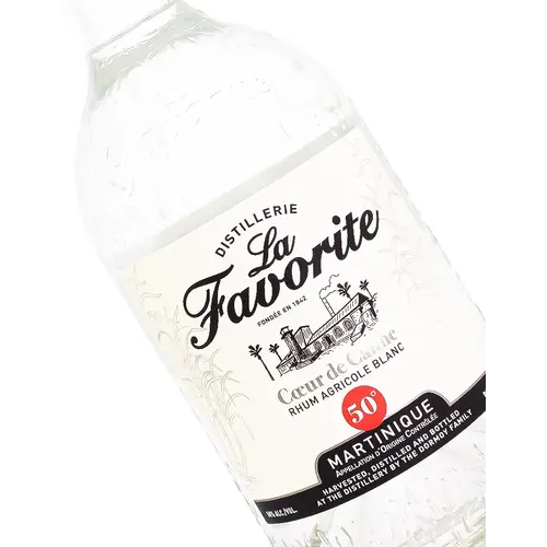 La Favorite Coeur de Canne Rhum Agricole Blanc 1 Liter, Martinique